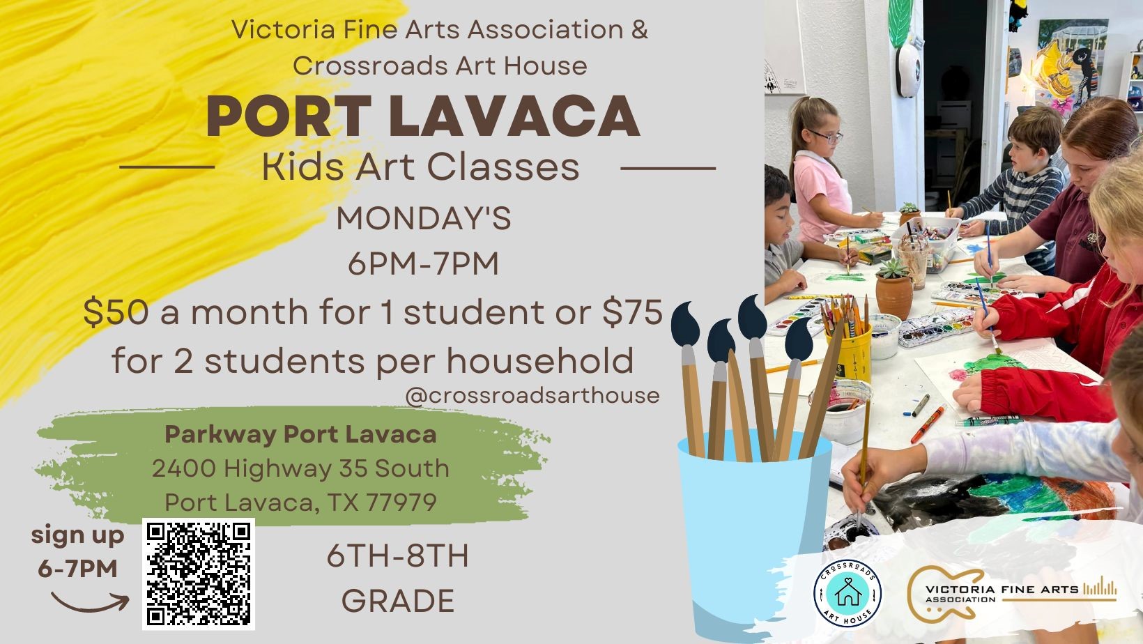 Kids Art Class Port Lavaca